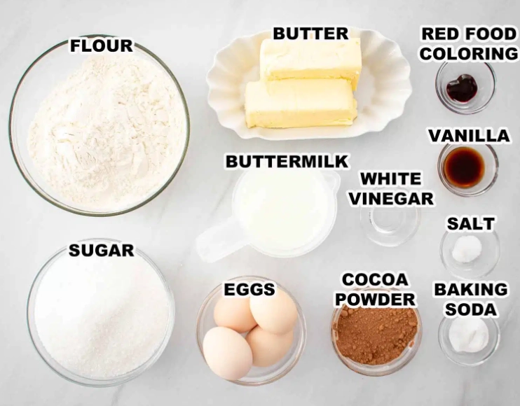 Red Velvet Cake Ingredients: The Complete Guide