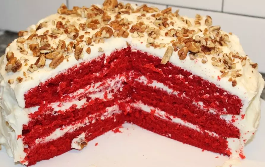 Moist Oil-Based Red Velvet Cake Recipe: Easy & Dairy-Free