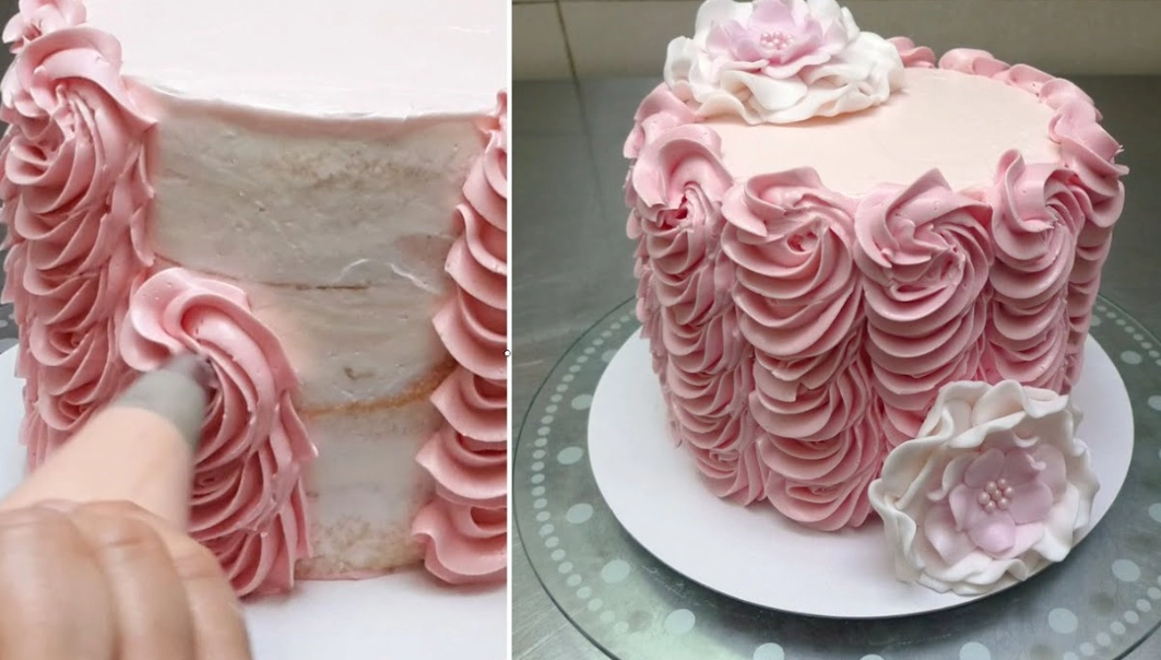 cake decorating without piping bag