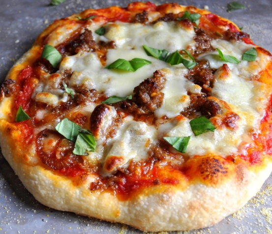 no knead pizza dough
