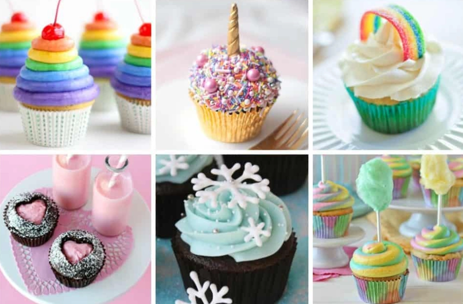 themed party cupcakes