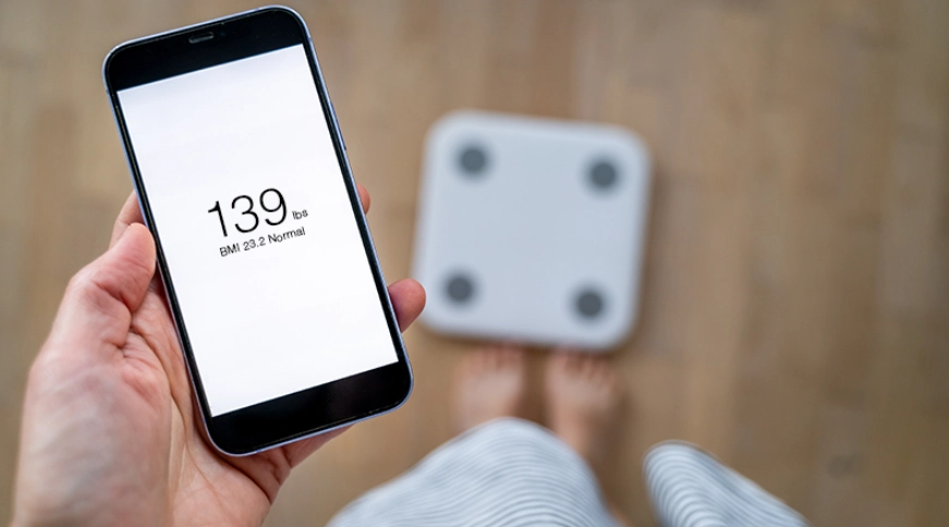 phone as scale