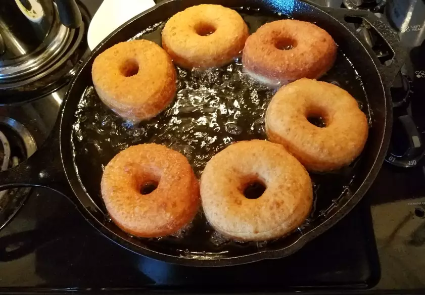 fried donut recipe